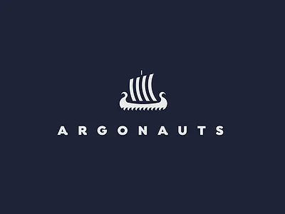 Argonauts ancient boat explorer logoflow sea