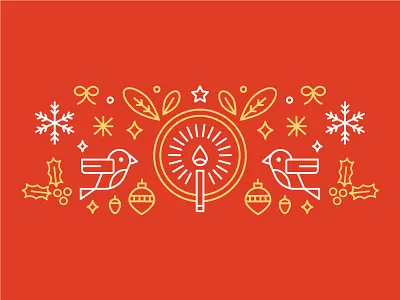 Holiday Card WIP card christmas holiday line wip