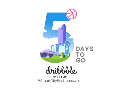 5th Days to go Dribbble Meetup Bhubaneswar bhubaneswar designer dribbble meetup odisha