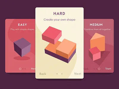 Shape Builder Tool app easy graphic hard introscreens ios medium purple shape shapes