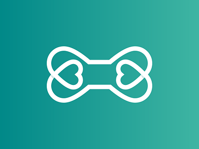 Canine Arthritis Management Symbol Exploration arthritis bone canine dog heart line logo