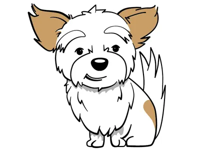Dog Bubblefriends character dog