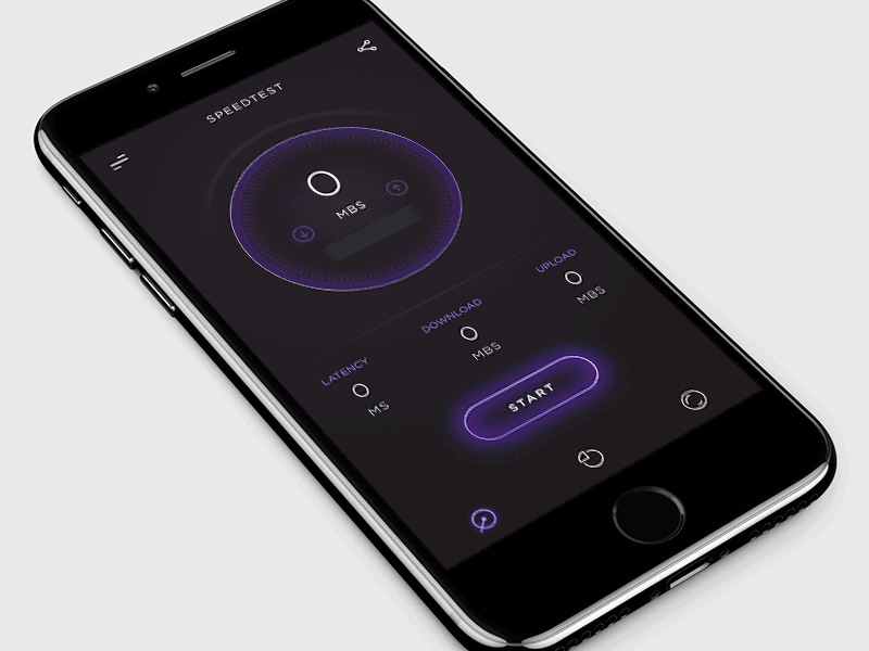 Speedometer App ae animation gif interaction ios speed speedometer test