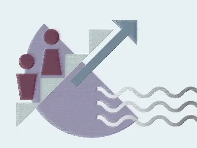 Baku Magazine Infographics illustration