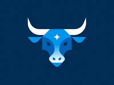 The Bemidji Babe babe bemidji blue ox bull cow geometric illustration logo minnesota paul bunyan