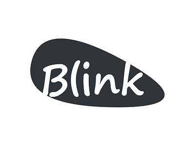 Blink - alt. script version branding graphic design icon logo typography