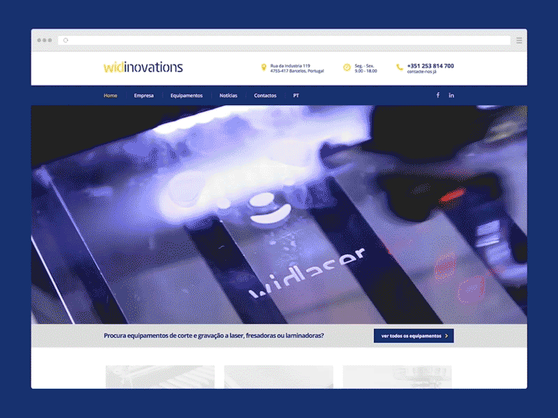 Widinovations Website design gif innovations ui video web web design website wid wordpress