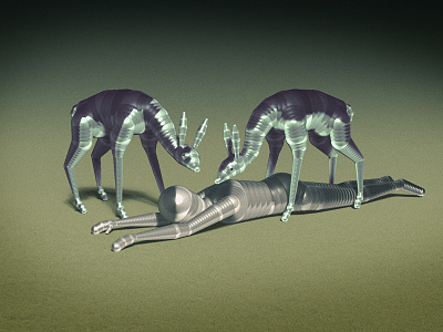 Dear Dear! crime scene dear zbrush zspheres
