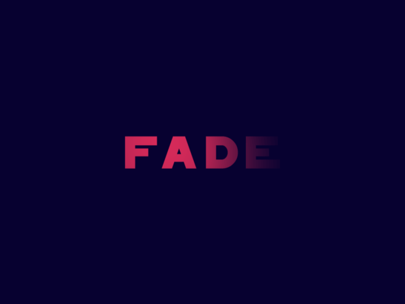 Fade Wordmark / Verbicons Animation active animation clever fade gif icon logos mark monogram simple wordmark