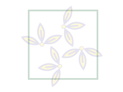 Pastel squares #1 art design floral flowers graphic leaves pastel petals repeat rotate square vector