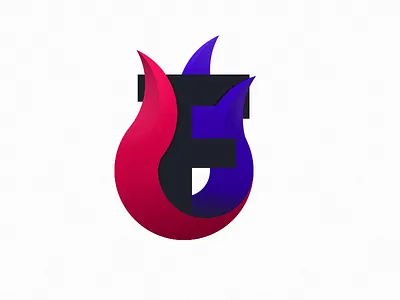 @_vent 06 - F f fire grain illustration letter sketch type