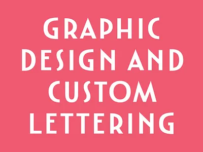 Custom letters custom lettering type