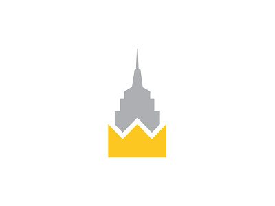 Mpire unused logo brand building crown empire king logo