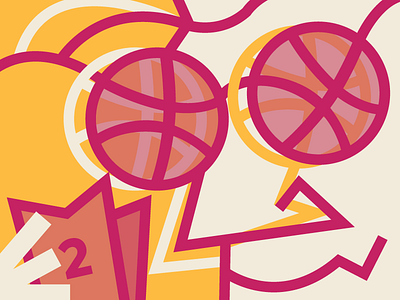 x2 Dribbble Invites colors design draft dribbble dribbbleinvite giveaway illustration invitations invite invites vector