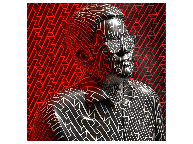 Super77 Portrait Loop 3d cinema4d company photo loop modeling octane octane render pattern pattern design s77 super77