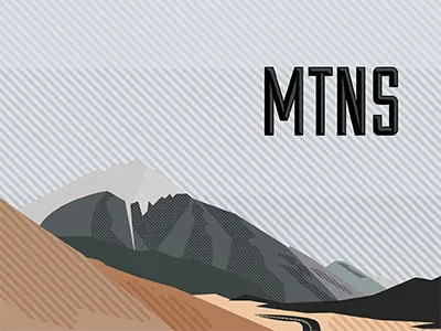Mountains design graphic design halftone illustrator line art texture