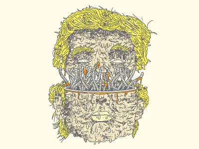 Lil' Donny T. current events drip melt politics potus trump