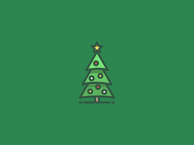 December 4: Tree Decorating 365cons christmas daily icon diary festive holiday icon ornaments star tree