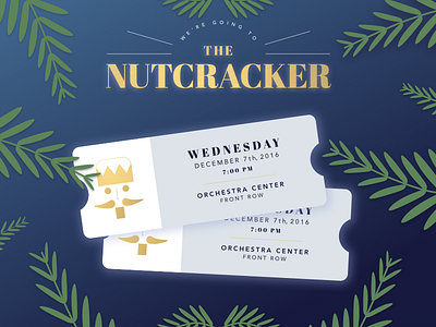 Nutcrackin ballet gift good news invitation nutcracker sketch sketch app ticket