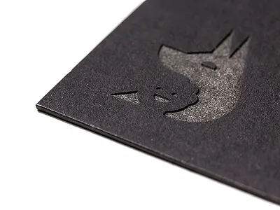 pictogram black businesscard laserprint logo pictogram white