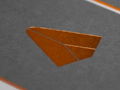AGM Copper Foil agm building business card card construction copper crafts design hot foil logo