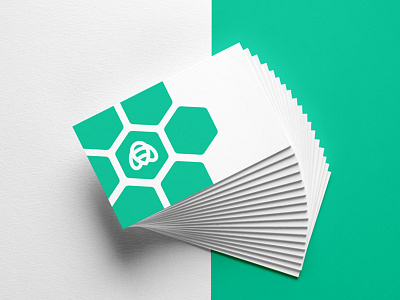 Lilubi Cards app bee bees business card green logo mark shop shopping