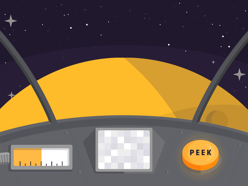 Spaceship Landing animation astronaut aten atendesigngroup game gif illustration kids planet rocket ship space