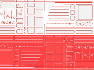 Interface abstract design gui interface kevin layshock material