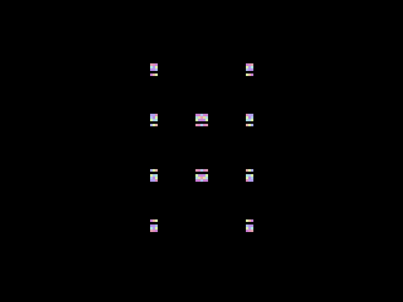 Space Battle (Game of Life) animation automaton cellular conway gameoflife generative javascript john rainbow