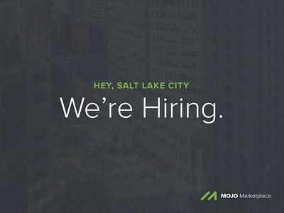 Calling all SLC designers careers creative hiring jobs salt lake slc user experience utah ux