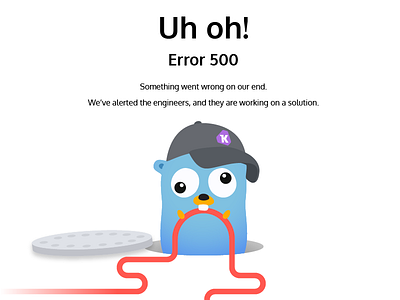 Kolide - 500 Error 500 error go gopher internal kolide server