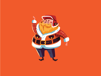 snow out there guys cartoon character characterdesign christmas concept illustration kids orange panakota people restuhadip snow