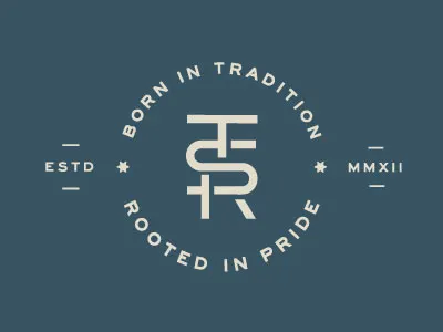 TSR Ranch Monogram brand family crest farm monogram ranch texas