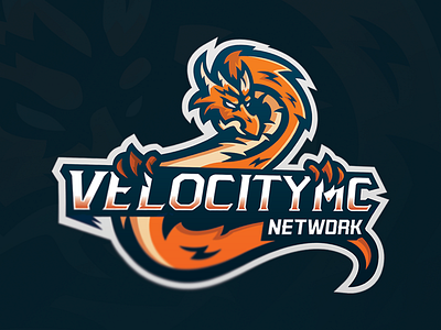 Velocity MC Network Mascot adobe illustrator esports logo illustration mascot sports logo sports mascot