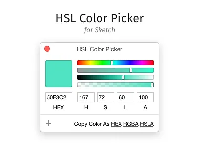 Hsl Color Picker colorpicker hsl sketch sketchplugin