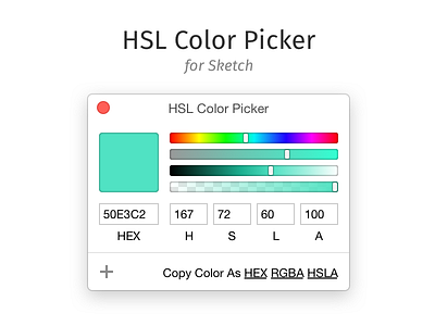 Hsl Color Picker colorpicker hsl sketch sketchplugin