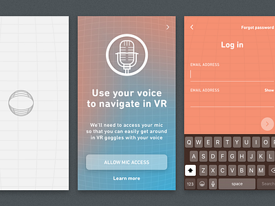 VR Permission Prime & FTE gradient ios login vr permission prime