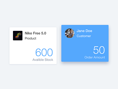 Widgets for SaaS customer order product saas stock widget