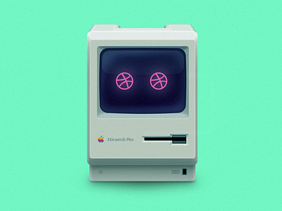 2 invites dribbble illustration invite invites mac macintosh pink ps shot