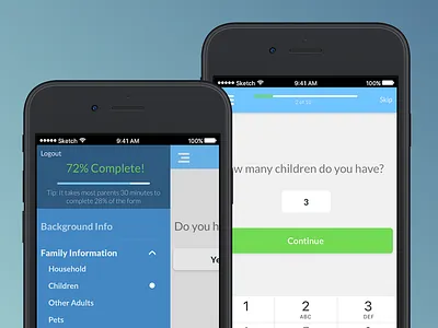 Progress clean hamburger menu progress