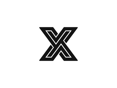 X letter logo logotype mark monogram symbol x