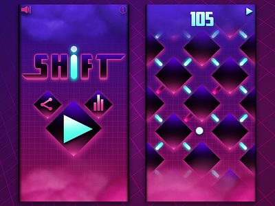 Shift art direction game art ui