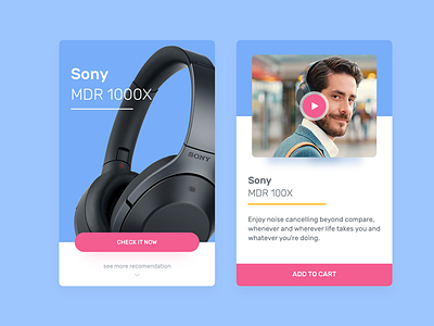 Product Card 2 app card e commerce flat minimal mobile product simple ui ux web