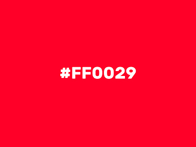 Hot & Spicy color favourite color ff0029