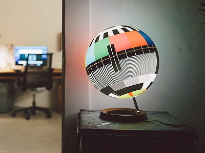 I've designed a lamp inspired by TV test cards design lamp lamp light mono lamp test card test signal tv