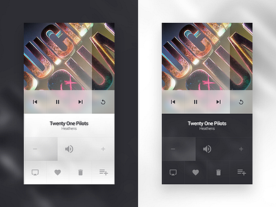 Daily UI #009 // Music Player dailyui ui ux music player