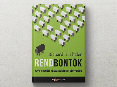 isometric sheeps book cover cover art illustration misbehaving