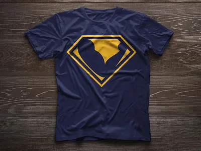 Fitness Heroes - Logo and T-shirt Design branding fitness hero icon logo logo design super hero superman symbol