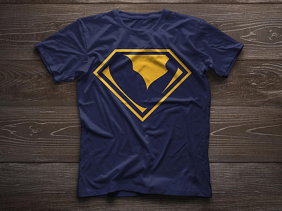 Fitness Heroes - Logo and T-shirt Design branding fitness hero icon logo logo design super hero superman symbol