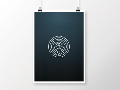 The Maze • Westworld maze poster tv show vector westworld